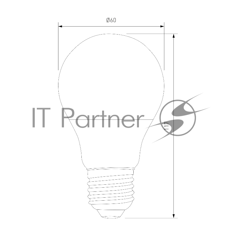 BLE2755/Светодиодная лампа Classic Smart LED А60 Е27 10W 3300К-6500К CCT+DIM