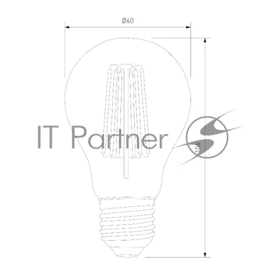 BLE2754/ Светодиодная лампа Classic Smart F А60 Е27 6,5W 3300К-6500К CCT+DIM