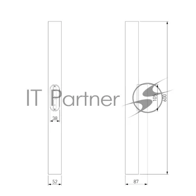 40124/LED/ Светильник настенный светодиодный Langer черный