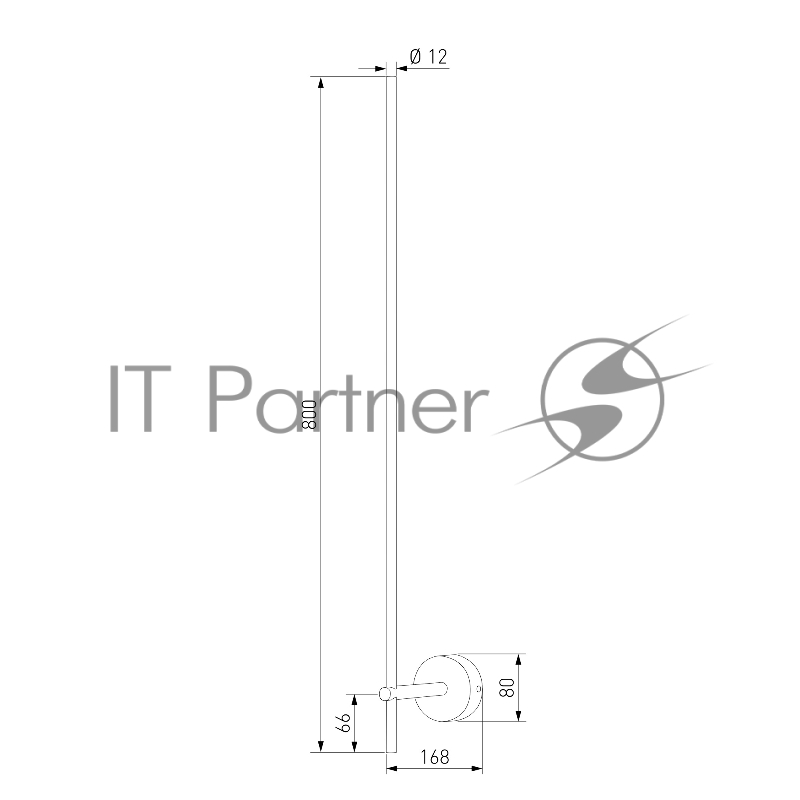 40132/LED / Светильник настенный светодиодный  Fine LED латунь 3000K