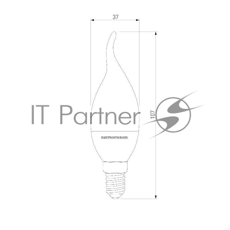 Dimmable 7W 4200K E14 (CW35) (BLE1450) / Лампа светодиодная