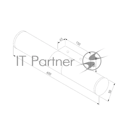 Светильник настенный светодиодный MRL LED 12W 1005 IP20 / Venta Neo LED хром