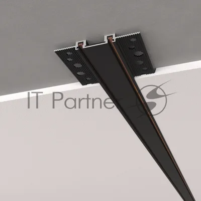 Flat Magnetic Шинопровод встраиваемый (2м) чёрный 85130/00