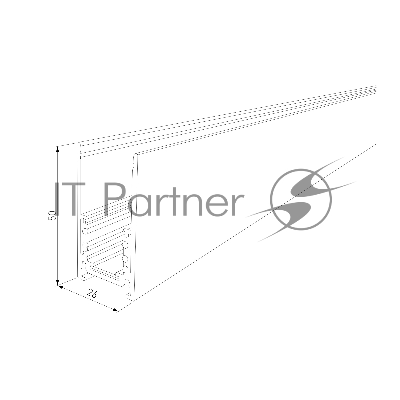 Slim Magnetic Шинопровод накладной (белый) (2 м) 85084/00