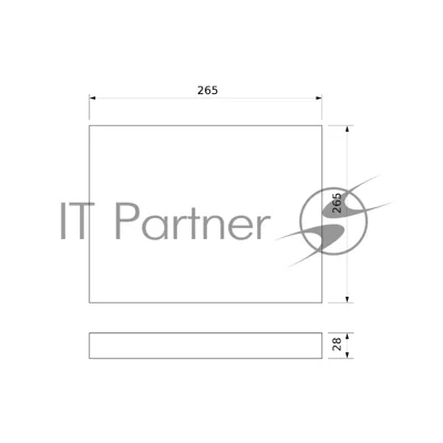DLS034 24W 4200K/ Светильник светодиодный стационарный белый