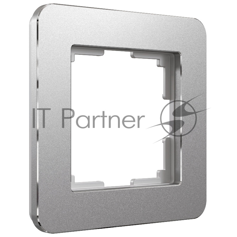 Рамка на 1 пост Platinum (алюминий) W0012606