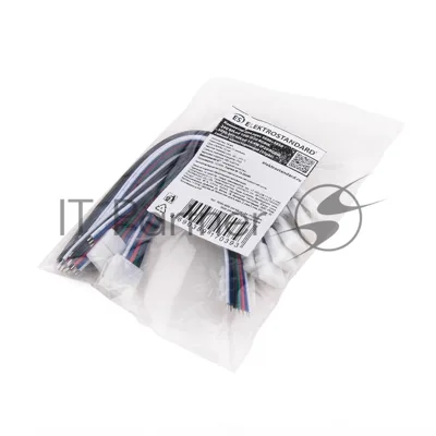 Коннектор для лент 5050+5050 24V 60Led 14,4W IP20 RGBW, 5050 24V 60Led 14,4W IP20 RGBW гибкий односторонний (10pkt)
