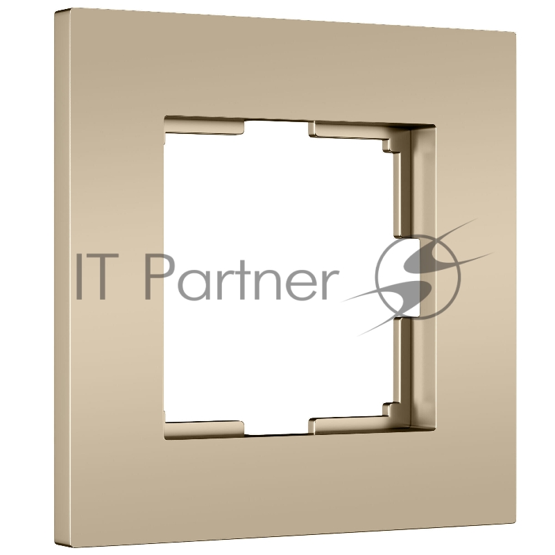Рамка на 1 пост Slab (шампань софт) W0012911