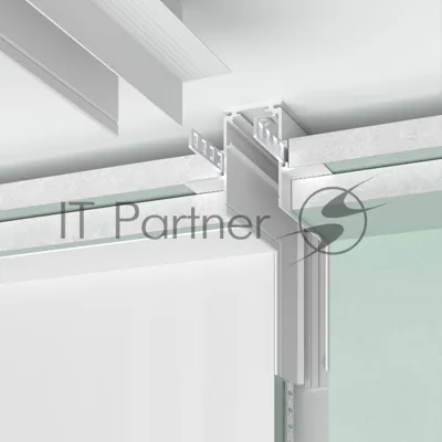 Slim Magnetic Коннектор угловой внутренний для встраиваемого шинопровода под ГКЛ 12,5мм (белый) 85211/00