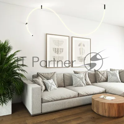 Гибкий неон 336Led 12W IP20 3000K Full light круглый теплый белый, 3 м (24V 12W 336Led 2835 IP20)