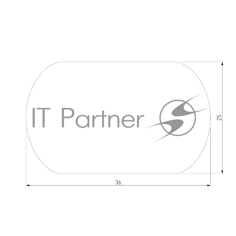 Slim Magnetic Заглушка для шинопровода Round (черный) (2шт) 85134/00