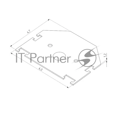 Slim Magnetic Заглушки для шинопровода в натяжной потолок 85204/00 (черный)  (2 шт.) 85206/00