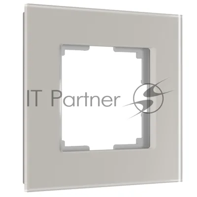 Рамка WERKEL на 1 пост Senso (дымчатый, стекло soft-touch) W0013117