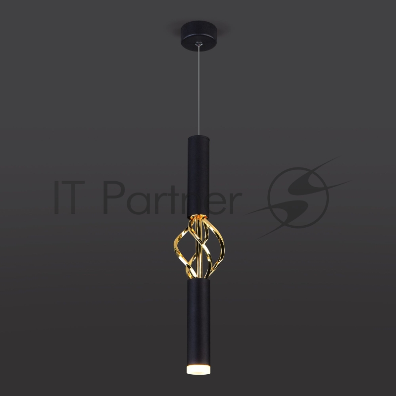 50191/1 LED / подвесной светильник / черный/золото