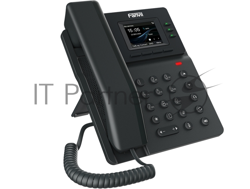 SIP телефон Fanvil V60G(Замена X303G), 4 SIP-акк., 2,4", 320x240 Цвет. Экран, POE, БП в комп., 2x1 Gbps