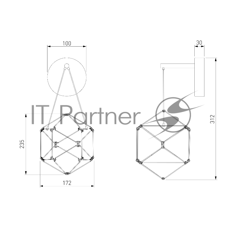 90310/1 / настенный светильник/ медь