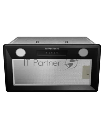 Встраиваемая вытяжка Kuppersberg INLINEA 60 B, 54х17х28 см, отвод/рециркуляция, 650 м3/ч, черный цвет