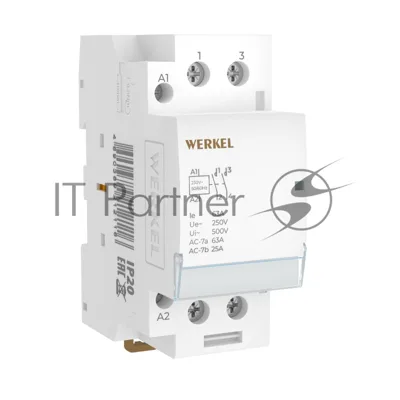Контактор модульный Werkel 63 A 2NO (2 мод.) W942M63O