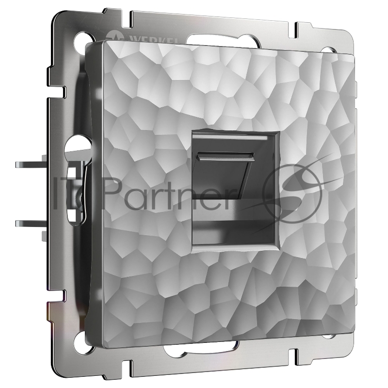 Розетка Ethernet RJ-45 (серебряный)