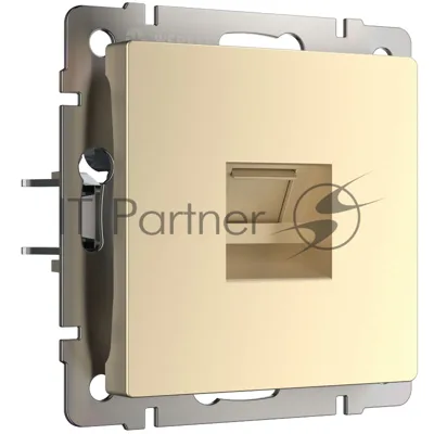 Розетка Ethernet RJ-45 (шампань)