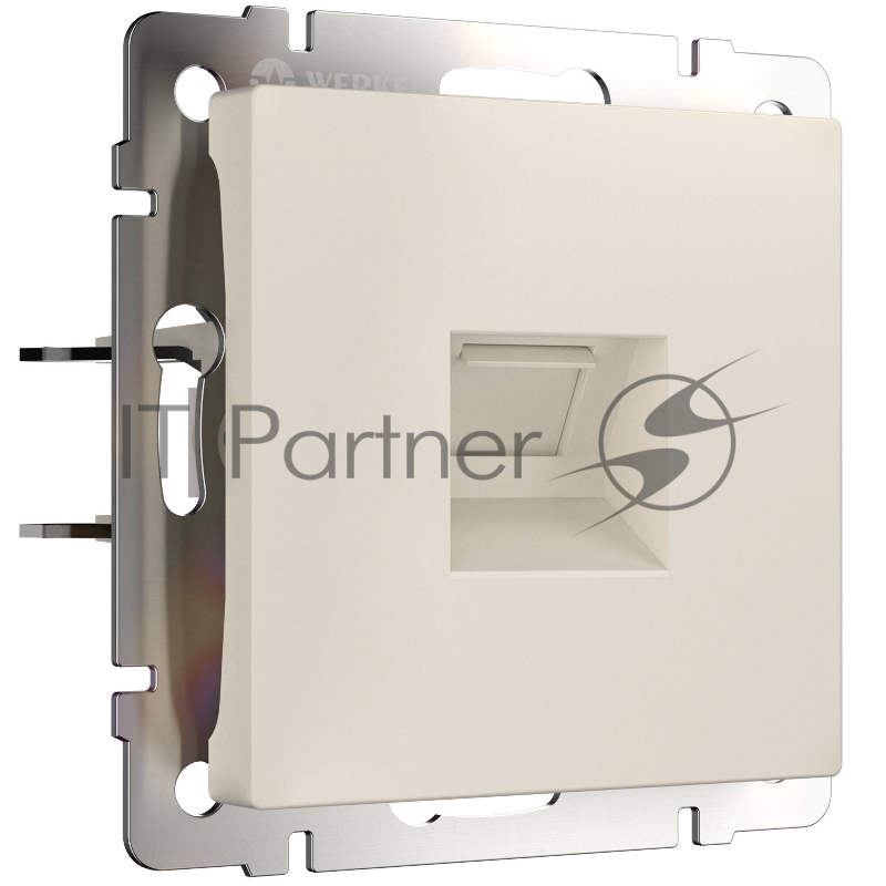 Розетка Ethernet RJ-45 (айвори матовый)