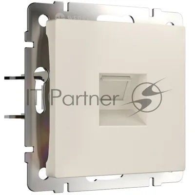 Розетка Ethernet RJ-45 (айвори матовый)