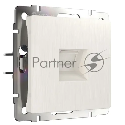 Розетка Ethernet RJ-45 (перламутровый рифленый)