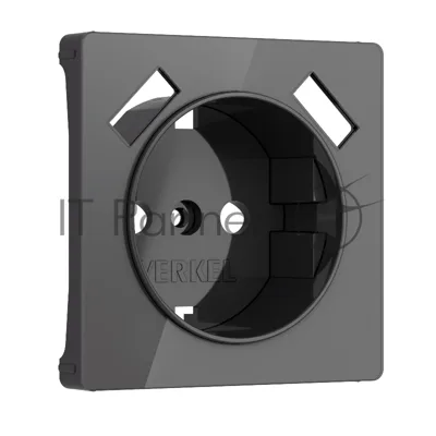 Накладка для розетки USB (графит акрил)