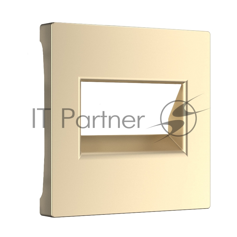 Накладка для двойной розетки Еthernet RJ-45 (шампань)