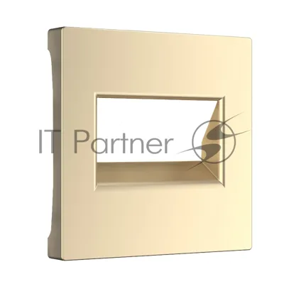 Накладка для двойной розетки Еthernet RJ-45 (шампань)