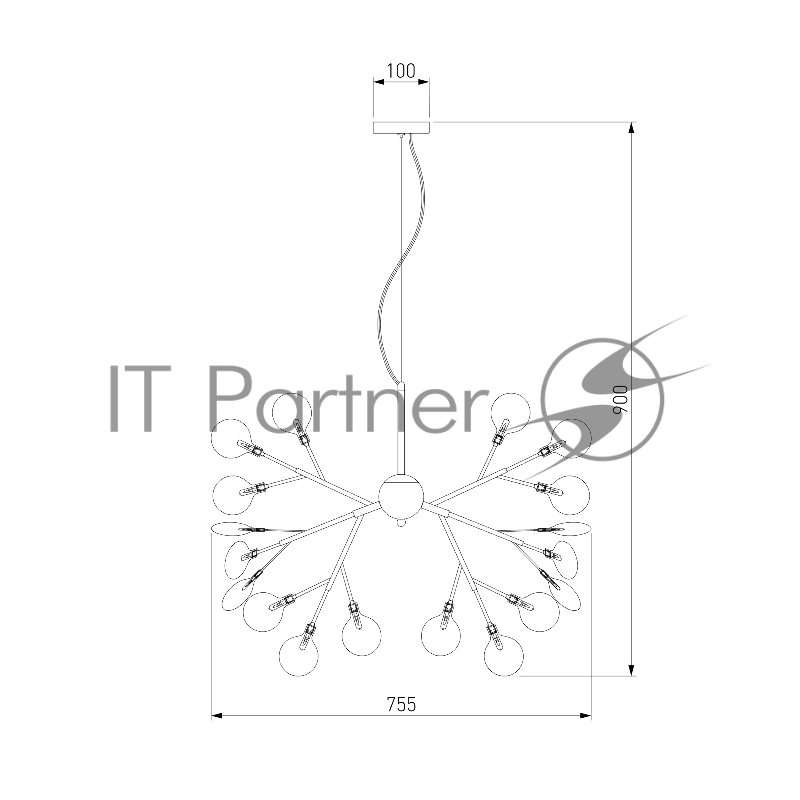341 / подвесной светильник