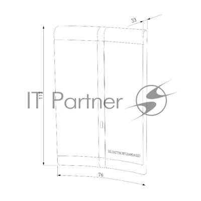 Звонок электрический бытовой (дверной) DBQ20M WL 36M IP44 / Белый