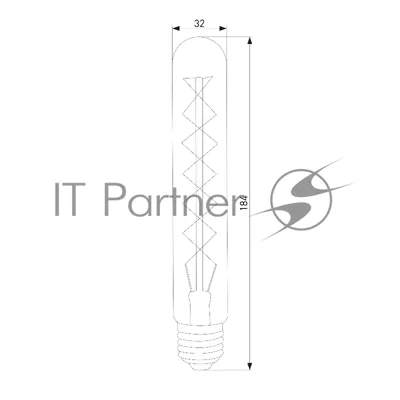 Лампа накаливания T32 60W BX113