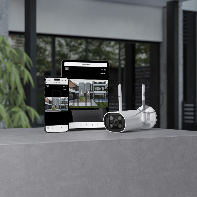 76500/01 Умная видеокамера белая IP65