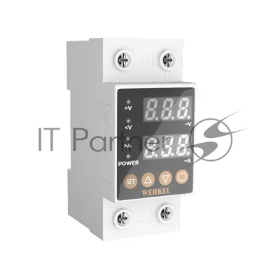 Реле напряжения Werkel 1P+N 63А W932P63R