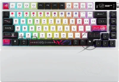 Клавиатура ASUS ROG Azoth X гибридная, USB Type-C, Bluetooth, радиоканал, чёрный