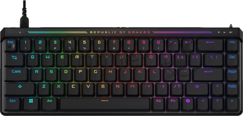 Клавиатура ASUS ROG Falchion Ace HFX проводная, USB Type-C, чёрный