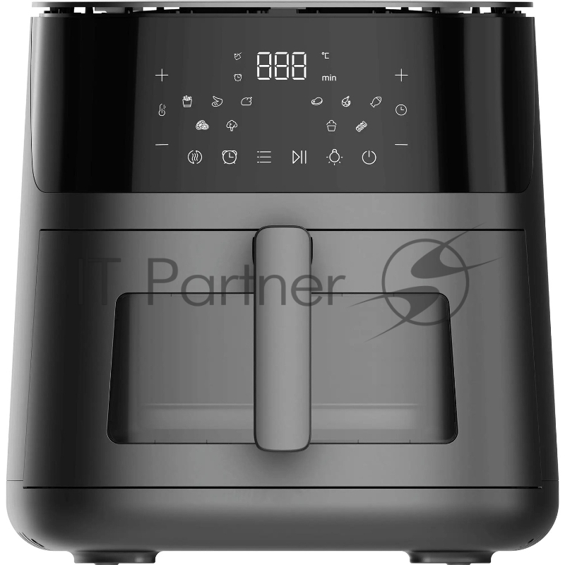 Аэрогриль Haier HAF-700 черный, 2300 Вт, 7 л, сенсор, 10 программ