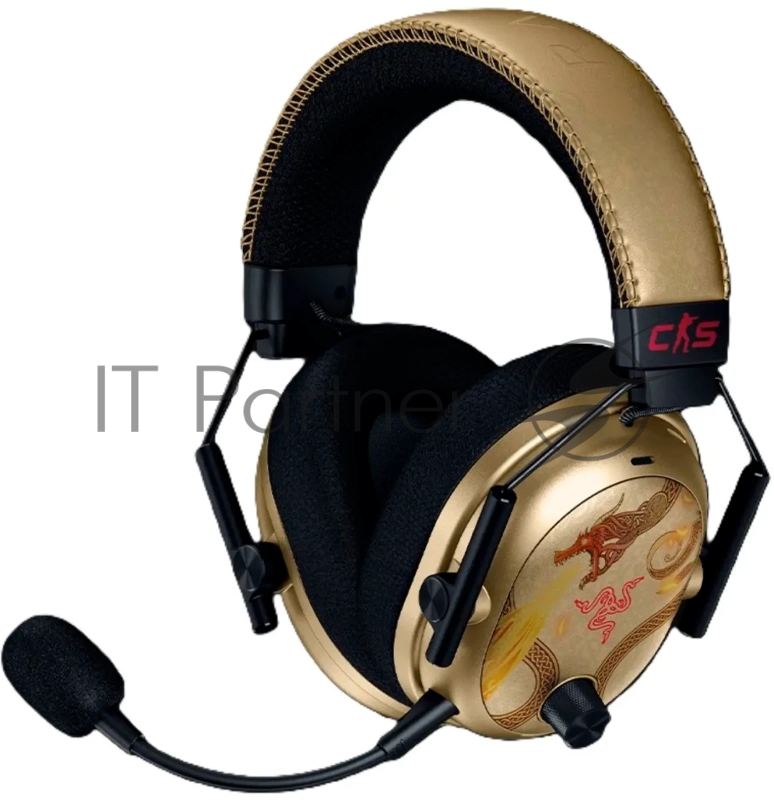 Гарнитура Razer BlackShark V3 Pro Counter-Strike 2 Edition чёрный, беспроводная + проводная, радиоканал, до 70 ч