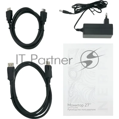 Монитор NERPA 27'' 2560x1440, IPS, 178/178, 1ms, 350cd/m2, 1000:1, 144Hz, 2xDP, 2xHDMI, no USB-A, LowBlueLight, intPWR, Black, 1y