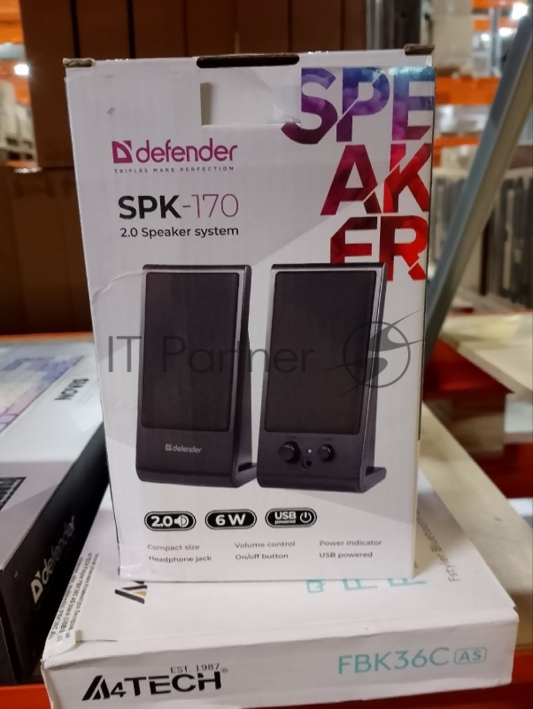 (Поврежденная упаковка) Акустическая 2.0 система DEFENDER SPK-170