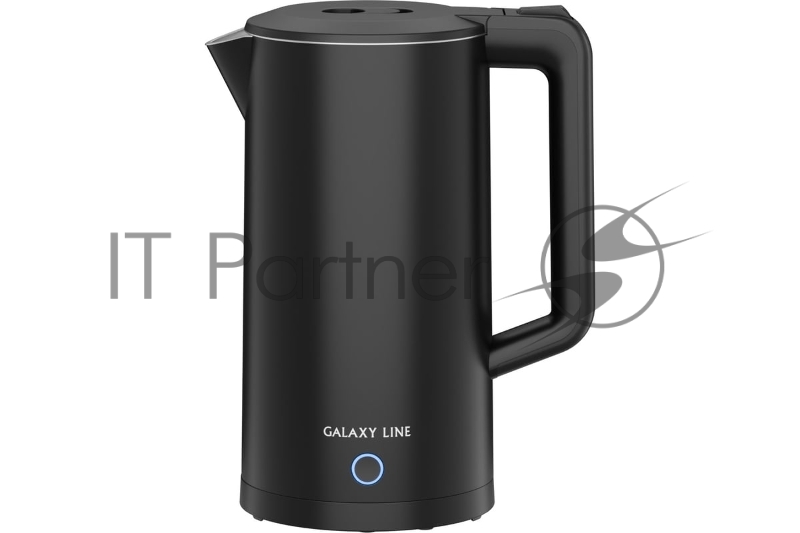 Электрочайник GALAXY GL 0372 черный, 2.5 л, 2200 Вт, скрытый нагревательный элемент