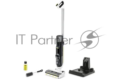 Пылесос вертикальный моющий Karcher FCV 3 белый/черный, питание от аккумулятора, 160 Вт, уборка сухая/влажная, пылесборник 0.8 л