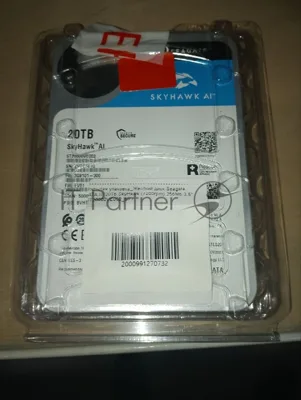 (Поврежденная упаковка) Жесткий диск Seagate SATA-III 20Tb SkyHawk (7200rpm) 256Mb 3.5" (ST20000VE002_ВУ)