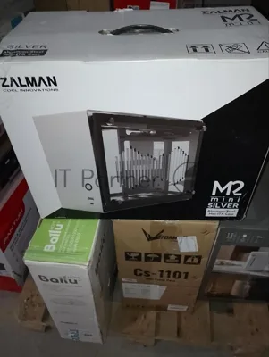 (Поврежденная упаковка) Компьютерный корпус Zalman M2 MINI серебристый (mini-ITX, без БП, USB3.2 Type-A + USB3.2 Type-C) (Zalman M2 mini Silver)