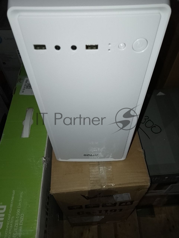 (Поврежденный товар) Компьютерный корпус MiniTower Ginzzu B185 White mATX,2xUSB2.0, белый,w/o PSU, w/o fan (Ginzzu B185_(Поврежденный товар) 005144)