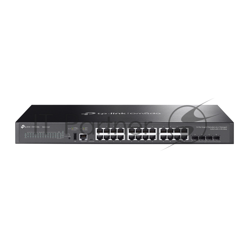 Коммутатор TP-Link Omada SG5428X, 24×1 Гбит/с + 4×10 Гбит/с SFP+, управляемый