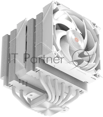 Кулер для процессора Alseye Q120DT Plus белый, 120 мм, медь, 3000 об/мин, 45 дБ, 4 pin PWM, 270 Вт, высота 160 мм
