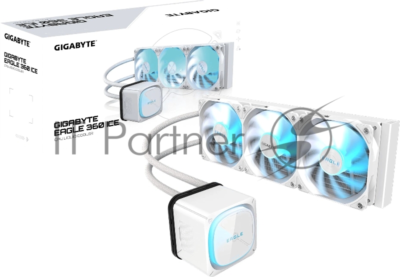 Жидкостная система охлаждения Gigabyte Eagle 360I 3 x 120mm ARGB Fan, LGA 1200, LGA 1700, LGA 1851, 115*, AM5, AM4