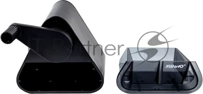 Точилка для карандашей механическая Kw-Trio 031GA-BLK 1 отверстие пластик черный